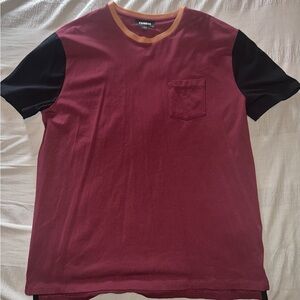 Express large multi-colored t shirt